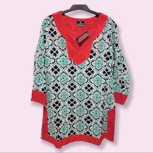 Simply Southern cotton tunic Sz L NWT